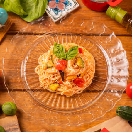 冷製夏野菜と蒸し鶏のトマトソース | 池尻大橋で本格イタリアンをテイクアウト・デリバリーならラジャヴェッタ池尻店